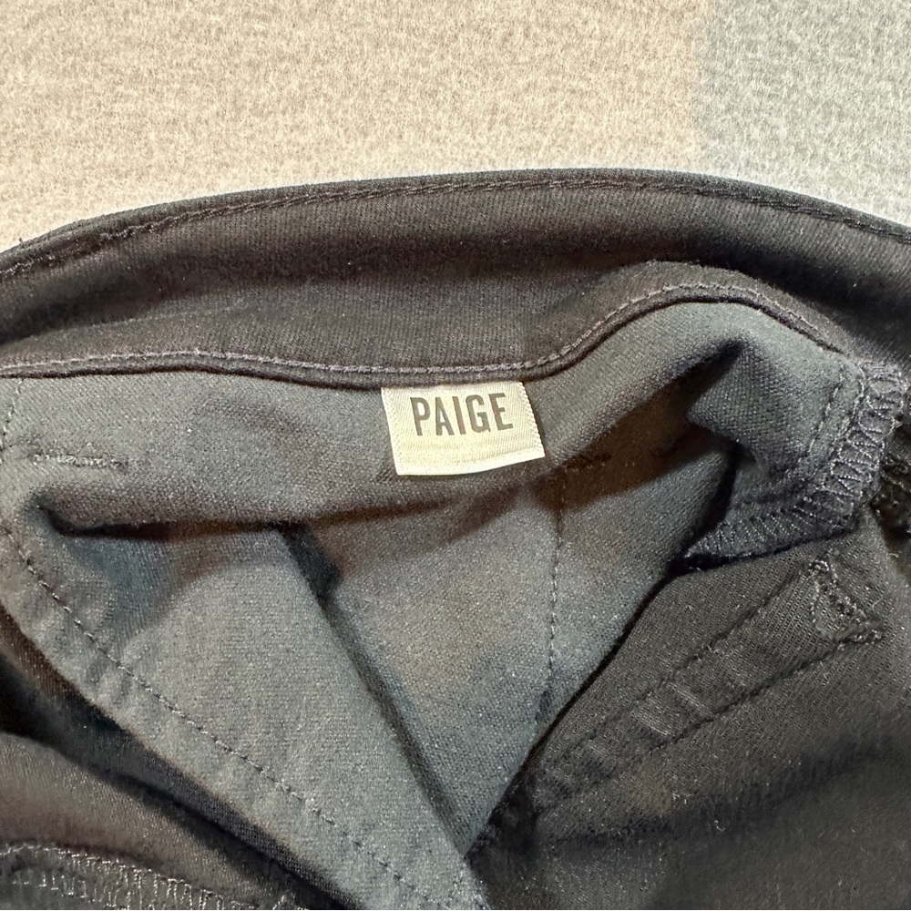 Paige Hoxton Ultra Skinny Jeans Women's 30 Velvet Onyx‎ Black Stretch Denim - Picture 11 of 16